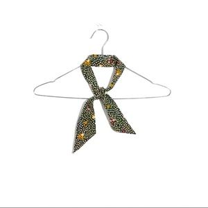 Madewell silk skinny bandana Dark Green